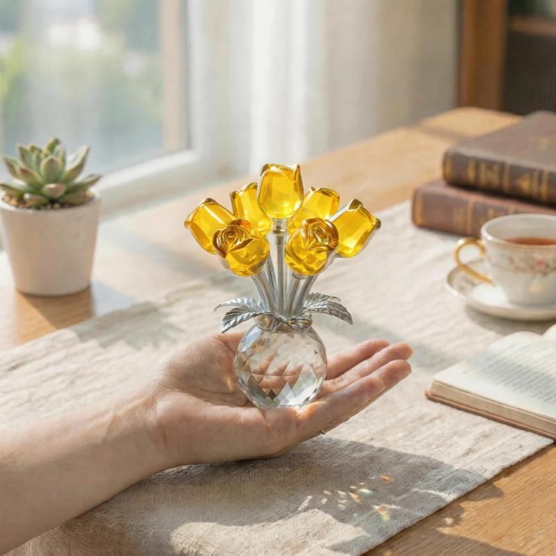 Everlasting Crystal Rose Bouquet
