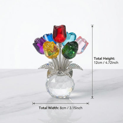 Everlasting Crystal Rose Bouquet