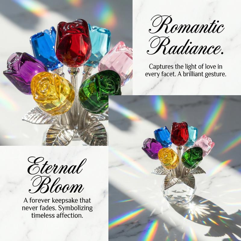 Everlasting Crystal Rose Bouquet