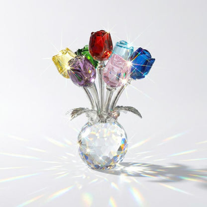 Everlasting Crystal Rose Bouquet