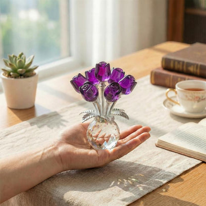 Everlasting Crystal Rose Bouquet